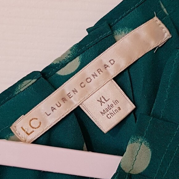 LC Lauren Conrad Women's Short Sleeve Swing Top ~ Size XL ~ EUC ~ - Picture 3 of 5